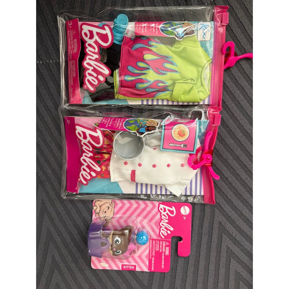 Barbie Pack of 3 Ken Clothes, Barbie Clothes and Pet